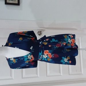 Floral Romper Shorts